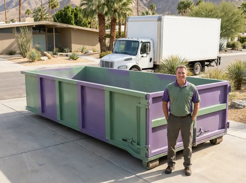 Residential Cleanout Dumpster Rental in Palm Springs, CA