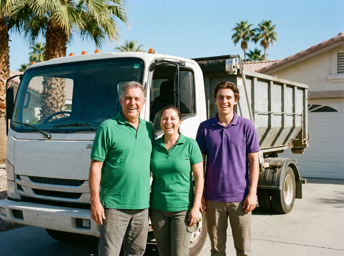 Big Bin Energy Dumpster Rentals dumpster rentals service team in Palm Springs, CA
